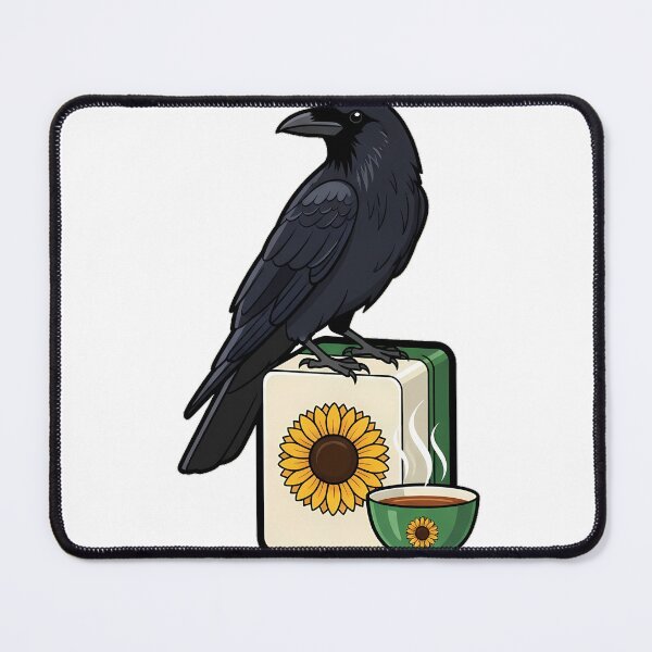 Item preview, Mahjong Tea Night Crow designed and sold by pumsquare.