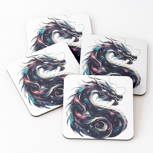 Item preview, Cosmic Galaxy Dragon | Mystical Nebula Spirit Art designed and sold by Radhamadhaba Pattachitra Vibes”.