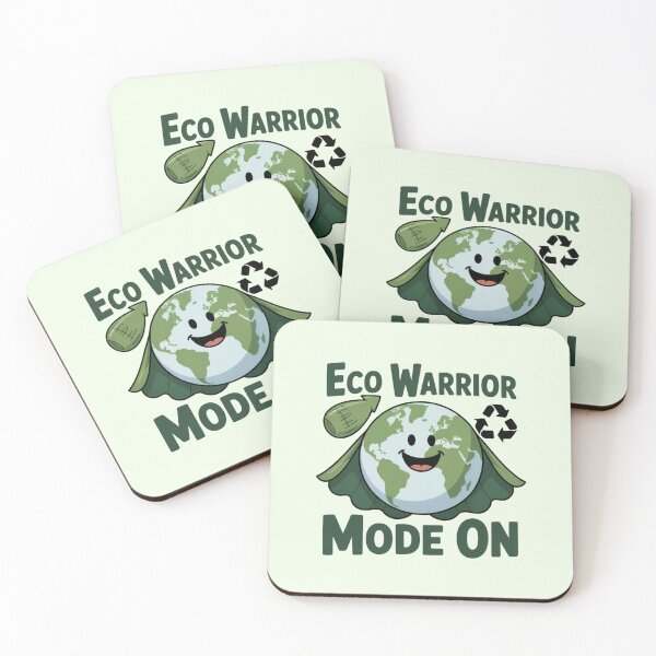 Item preview, Eco Warrior Mode ON | Cute Earth Superhero Eco Design designed and sold by Shanker-studio.
