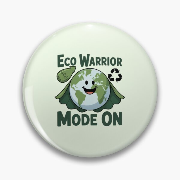 Item preview, Eco Warrior Mode ON | Cute Earth Superhero Eco Design designed and sold by Shanker-studio.