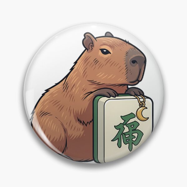 Item preview, Crescent Tile Capybara designed and sold by pumsquare.