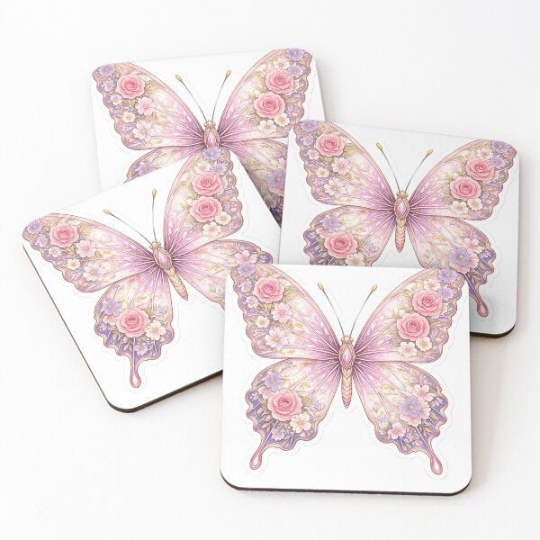 Item preview, Blossom Wings Elegance sticker designed and sold by Jaideep Walia.