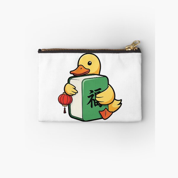 Item preview, Lucky Lantern Mahjong Duck designed and sold by pumsquare.