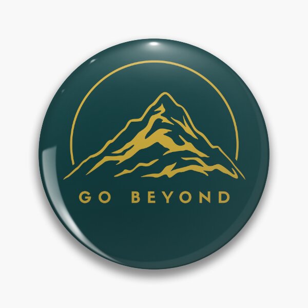 Item preview, Go Beyond Gold Mountain Minimalist Adventure Design designed and sold by Slow Vibes Designs.