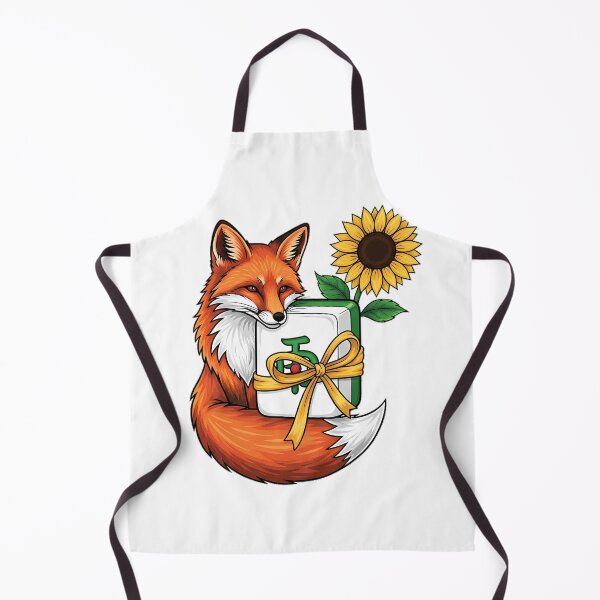 Item preview, Ribboned Jade Tile Fox designed and sold by pumsquare.