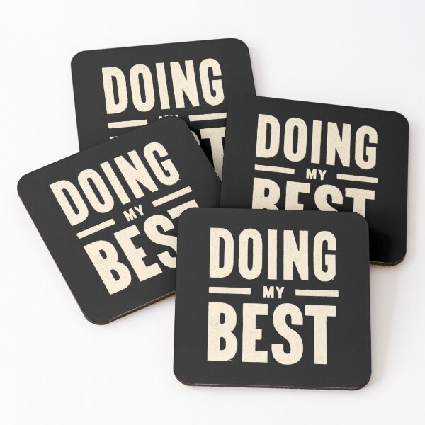 Item preview, Doing My Best Motivational Typography | Positive Mindset Quote Design designed and sold by StickerHavenn.