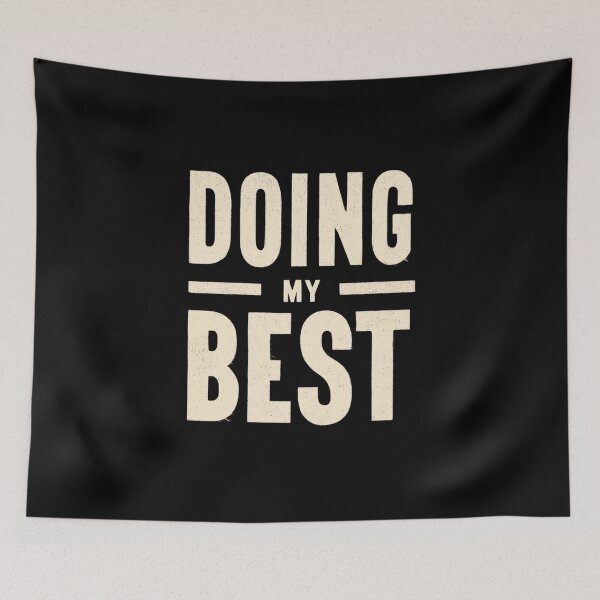Item preview, Doing My Best Motivational Typography | Positive Mindset Quote Design designed and sold by StickerHavenn.