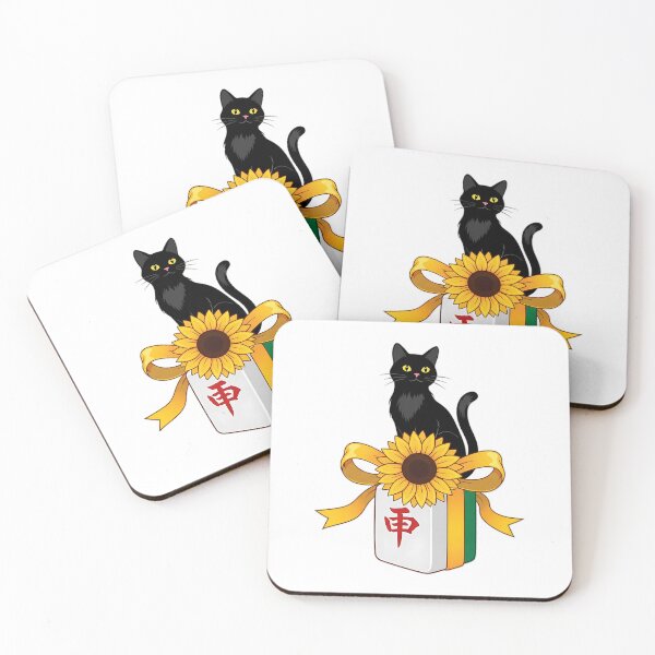 Item preview, Lucky Cat Tile Ribbon designed and sold by pumsquare.