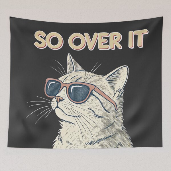 Item preview, So Over It Cat – Done With Everything Energy designed and sold by Artiviose.