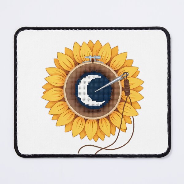 Item preview, Needlepoint Sunflower Night designed and sold by pumsquare.