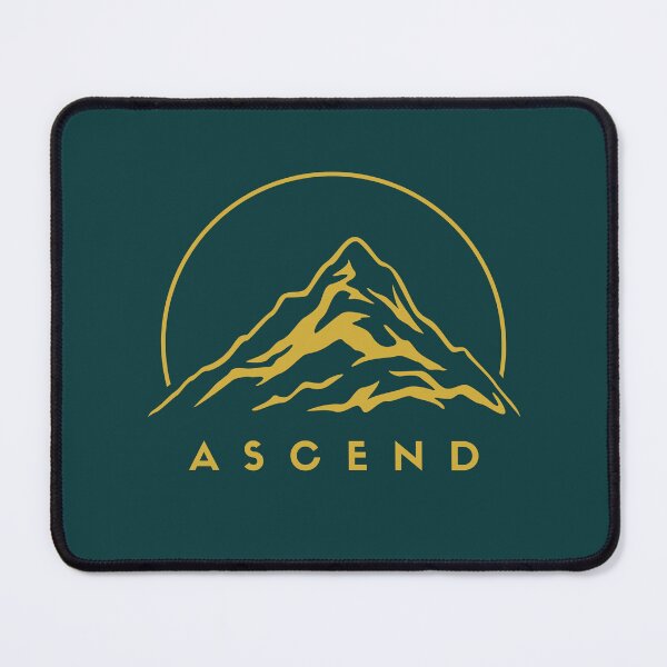Item preview, Ascend Gold Mountain Minimalist Adventure Design designed and sold by Slow Vibes Designs.