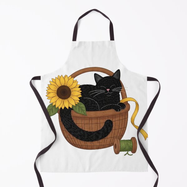 Item preview, Sewing Basket Black Cat designed and sold by pumsquare.