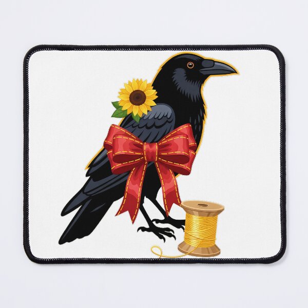 Item preview, Stitched Ribbon Crow designed and sold by pumsquare.