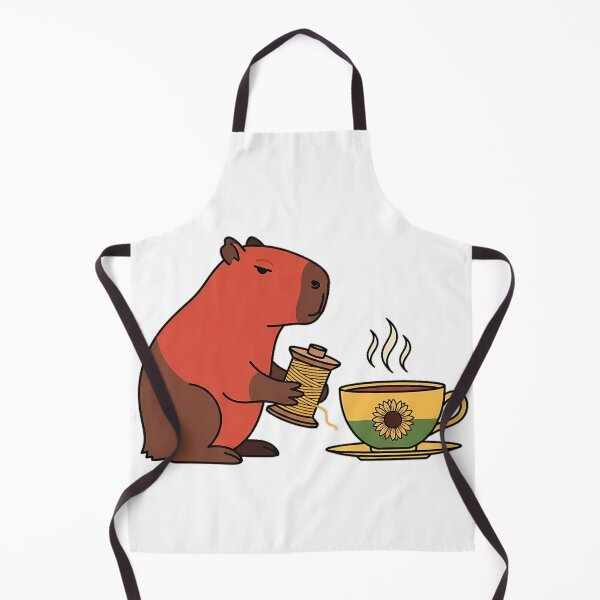 Item preview, Thread and Tea Capybara designed and sold by pumsquare.