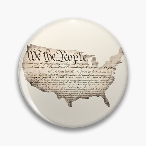 Item preview, Vintage We The People US Constitution USA Map designed and sold by Imaginationbeyond.