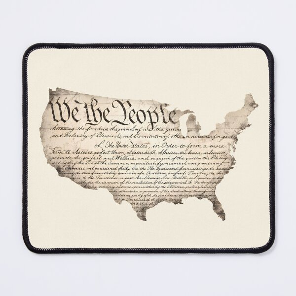 Item preview, Vintage We The People US Constitution USA Map designed and sold by Imaginationbeyond.