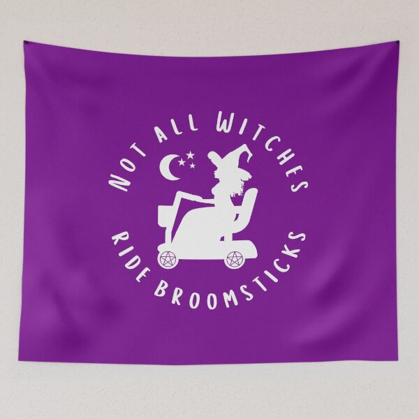 Item preview, Not all Witches Ride Broomsticks Mobility Scooter Cheeky Witch®  designed and sold by cheekywitch.