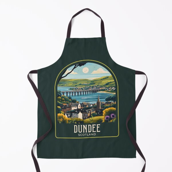 Item preview, Dundee Vintage Travel Illustration designed and sold by HomeLivingCo.