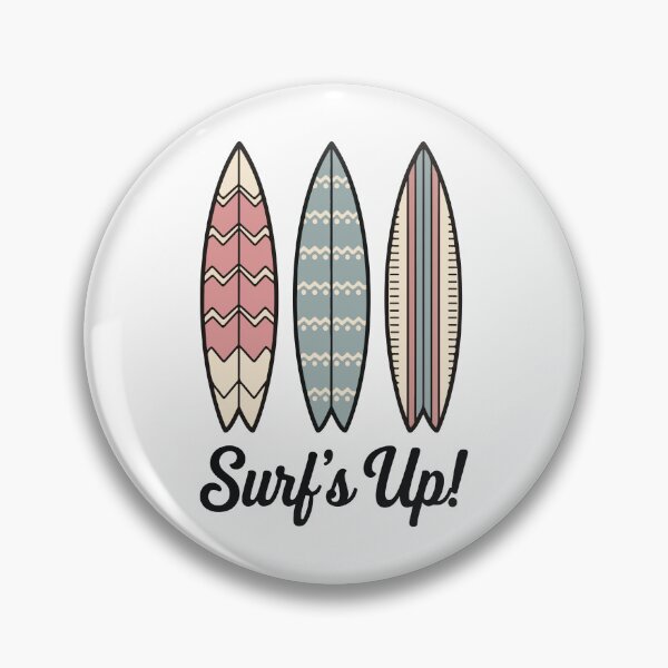 Item preview, Surf beach aesthetic retro summer sticker - Surf’s Up designed and sold by KymeraStudio25.