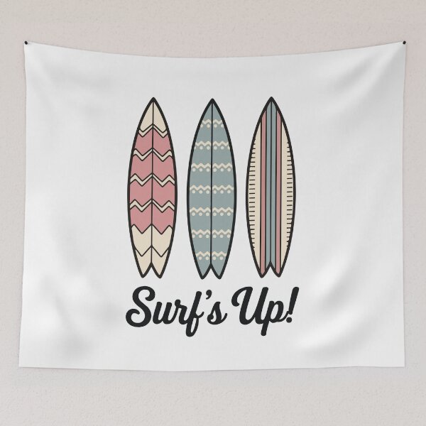 Item preview, Surf beach aesthetic retro summer sticker - Surf’s Up designed and sold by KymeraStudio25.