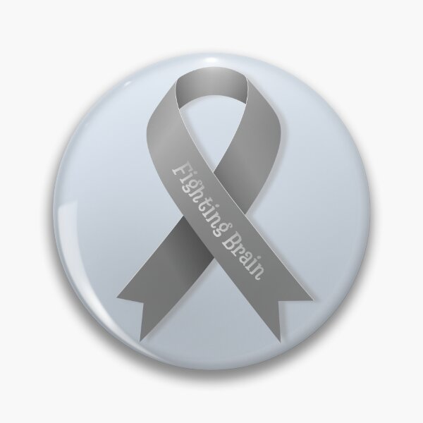 Item preview, Brain Tumor Awareness Gray Ribbon – Fighting Brain Cancer Support Design designed and sold by Ivy-Triggs.