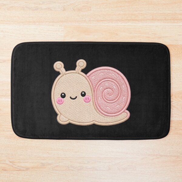 Item preview, Super Cute Kawaii Snail Embroidery Patch Style | Chibi Pastel Pink Snail Aesthetic | Cute Animal Design designed and sold by ColorSplash123.
