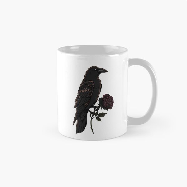 Item preview, Raven with Black Rose designed and sold by IllumeInk.