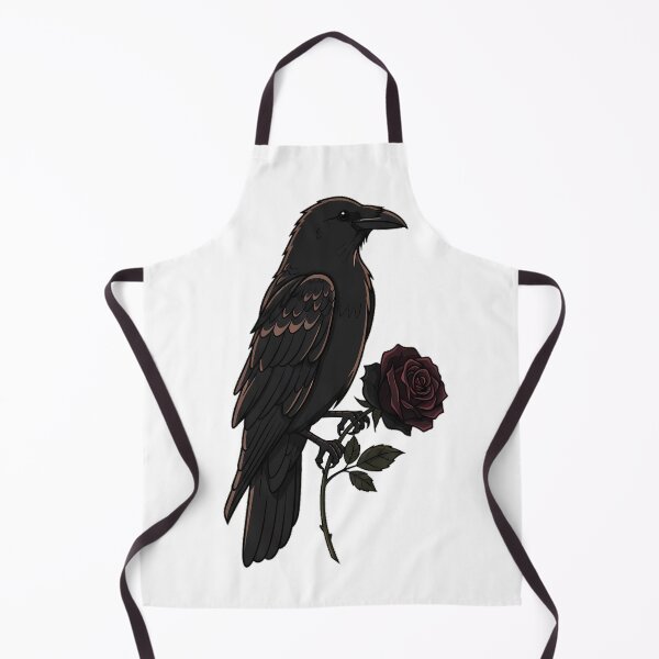 Item preview, Raven with Black Rose designed and sold by IllumeInk.