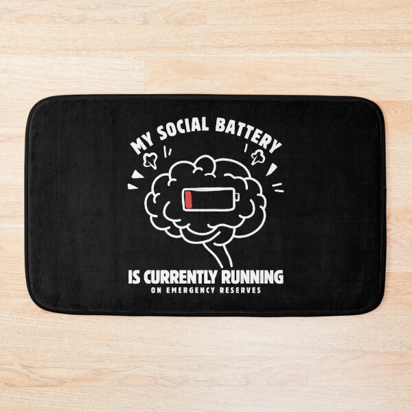 Item preview, My social battery is currently running on emergency  designed and sold by Peerless-Prime.