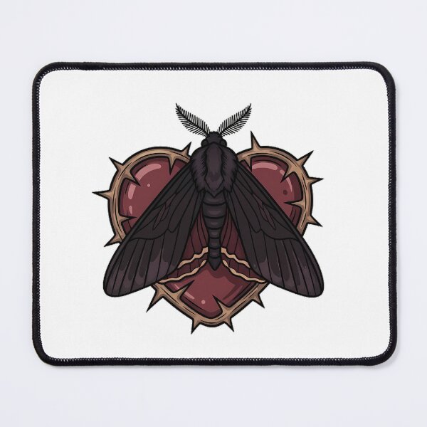 Item preview, Thorned Heart Moth designed and sold by IllumeInk.