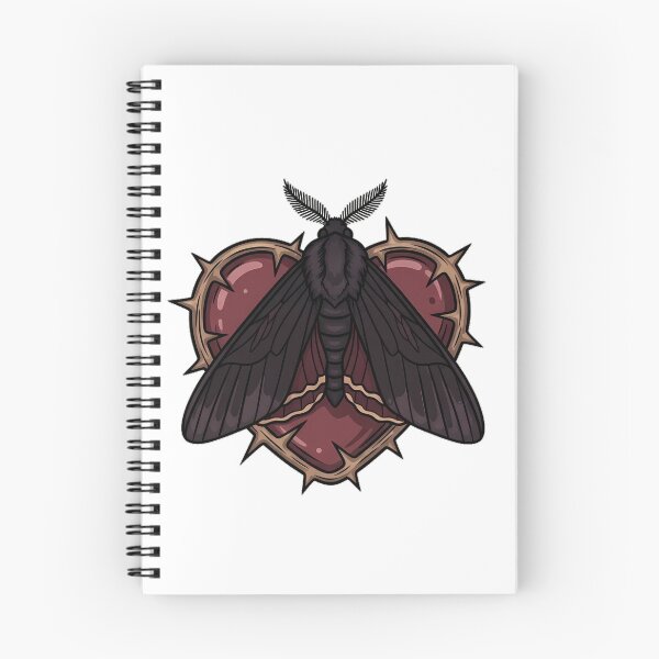 Item preview, Thorned Heart Moth designed and sold by IllumeInk.