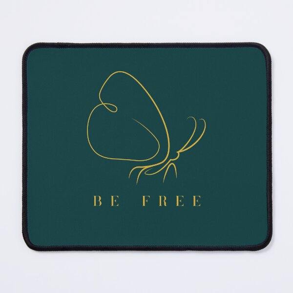 Item preview, Be Free Butterfly – Minimalist Gold Line Art Nature Design designed and sold by Slow Vibes Designs.