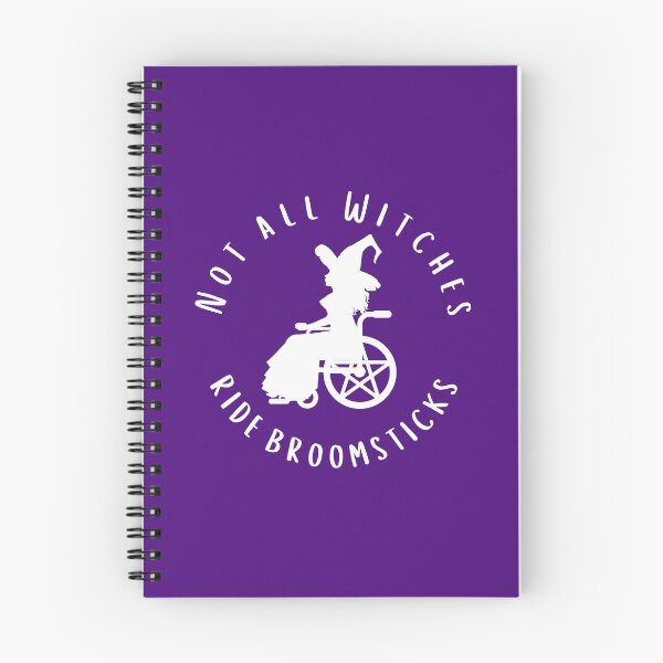 Item preview, Purple Not all Witches Ride Broomsticks Wheelchair Cheeky Witch® designed and sold by cheekywitch.