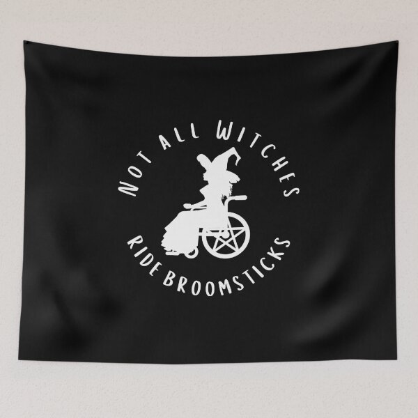 Item preview, Not all Witches Ride Broomsticks Wheelchair Cheeky Witch®  designed and sold by cheekywitch.