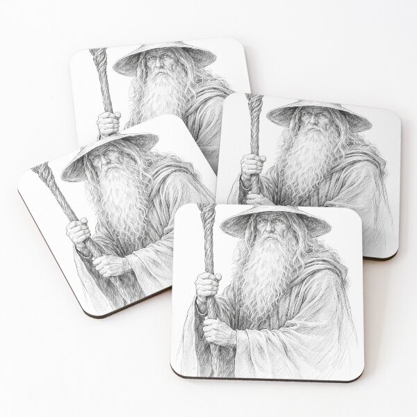 Item preview, The grey wizard  designed and sold by Island Art Studios.