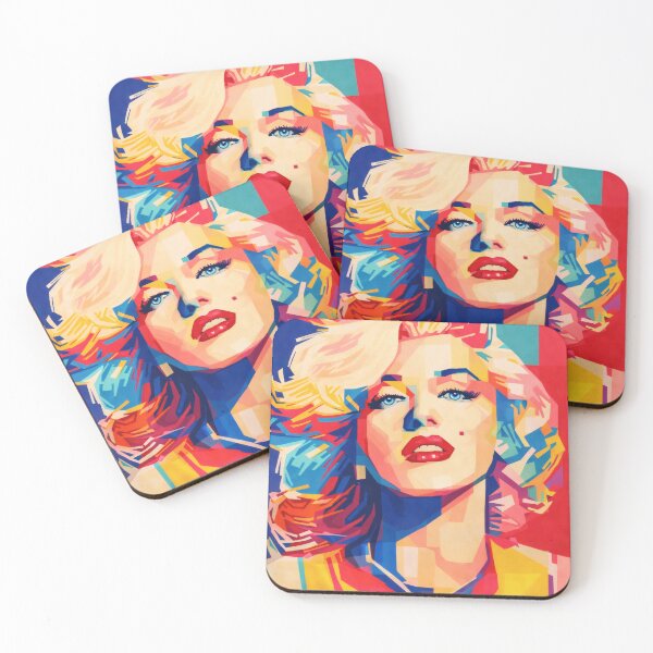 Item preview, Marilyn Monroe WPAP Pop Art – Colorful Geometric Icon Portrait designed and sold by Ela Design Studio .