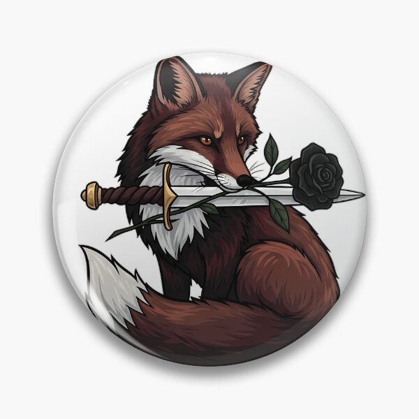 Item preview, Dagger Rose Fox designed and sold by IllumeInk.