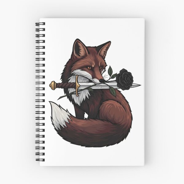 Item preview, Dagger Rose Fox designed and sold by IllumeInk.