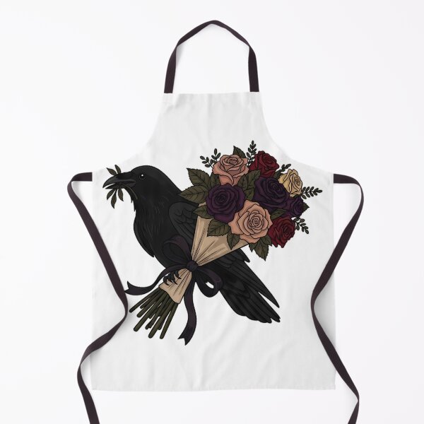 Item preview, Mourning Bouquet Raven designed and sold by IllumeInk.