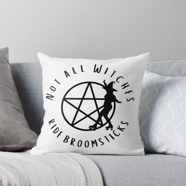 Item preview, Not all Witches Ride Broomsticks Skater Cheeky Witch® designed and sold by cheekywitch.