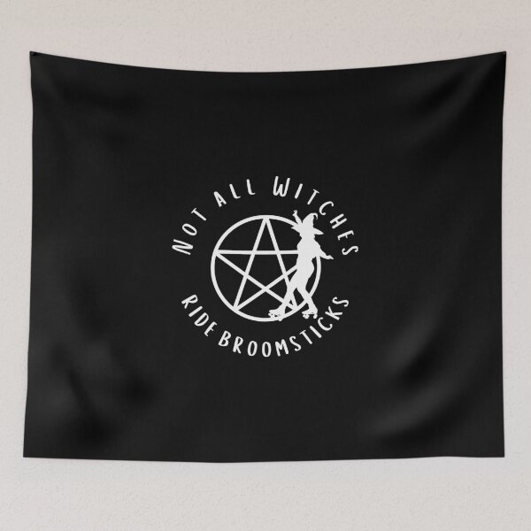 Item preview, Not all Witches Ride Broomsticks Skater Cheeky Witch® designed and sold by cheekywitch.