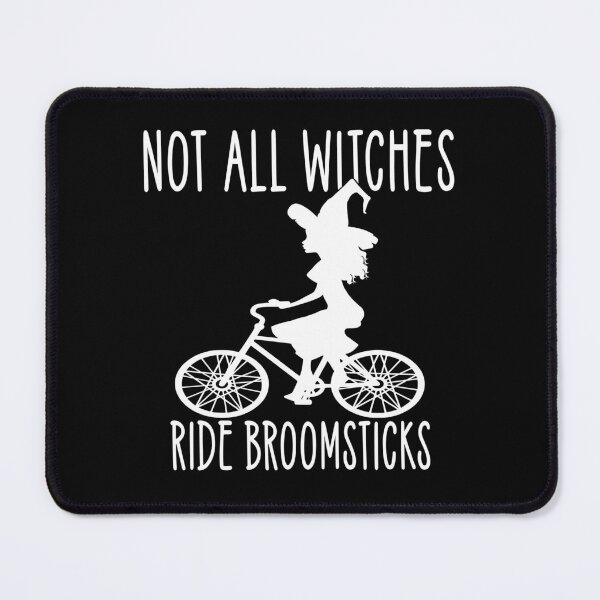 Item preview, Not all Witches Ride Broomsticks Bicycle Riding Cheeky Witch® designed and sold by cheekywitch.