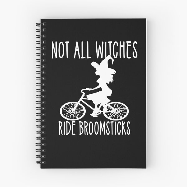 Item preview, Not all Witches Ride Broomsticks Bicycle Riding Cheeky Witch® designed and sold by cheekywitch.