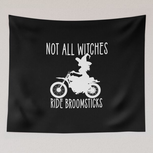 Item preview, Not all Witches Ride Broomsticks Biker Cheeky Witch® designed and sold by cheekywitch.