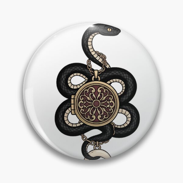 Item preview, Moonlit Locket Serpent designed and sold by IllumeInk.