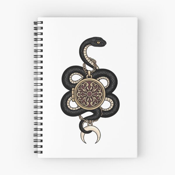 Item preview, Moonlit Locket Serpent designed and sold by IllumeInk.
