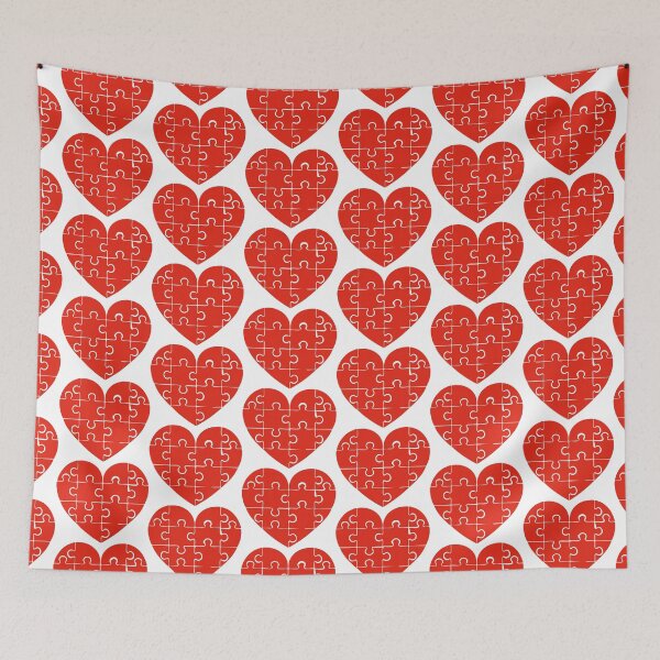 Item preview, jigsaw puzzle red heart designed and sold by Gadet100.