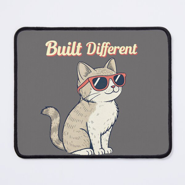 Item preview, Built Different Cat – Not Like the Rest designed and sold by Artiviose.