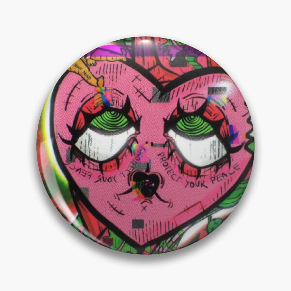 Item preview, Broken Heart Psychedelic Character designed and sold by Neonmorphy.