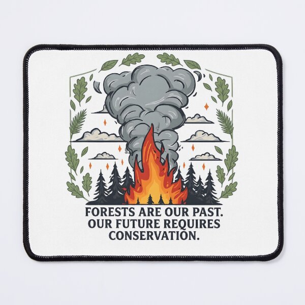 Item preview, Forests Are Our Past Conservation Badge designed and sold by Nuvoro Eco Awareness.